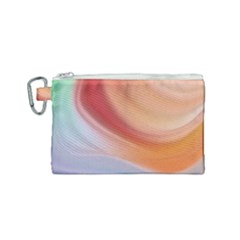 Gradient  Orange Green Red Canvas Cosmetic Bag (small) by ConteMonfrey