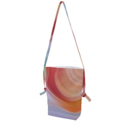 Gradient  Orange Green Red Folding Shoulder Bag by ConteMonfrey