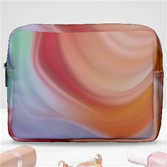 Gradient  Orange Green Red Make Up Pouch (large) by ConteMonfrey