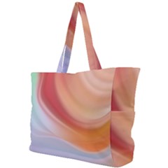 Gradient  Orange Green Red Simple Shoulder Bag by ConteMonfrey