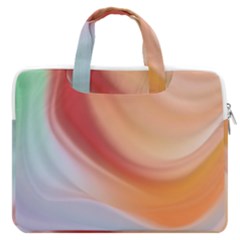 Gradient  Orange Green Red Macbook Pro 16  Double Pocket Laptop Bag  by ConteMonfrey