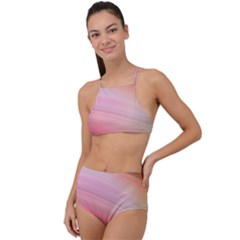 Gradient Brown, Green, Pink, Orange High Waist Tankini Set by ConteMonfrey