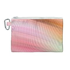 Gradient Brown, Green, Pink, Orange Canvas Cosmetic Bag (large) by ConteMonfrey