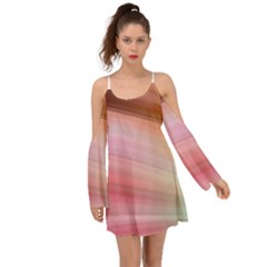 Gradient Brown, Green, Pink, Orange Boho Dress by ConteMonfrey