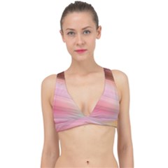 Gradient Brown, Green, Pink, Orange Classic Banded Bikini Top by ConteMonfrey