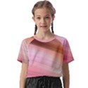 Gradient brown, green, pink, orange Kids  Basic Tee View1