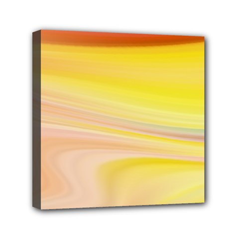 Gradient Orange, Red Mini Canvas 6  X 6  (stretched) by ConteMonfrey