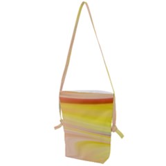 Gradient Orange, Red Folding Shoulder Bag by ConteMonfrey