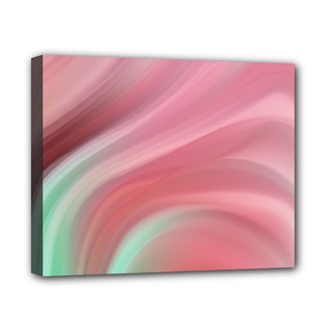 Gradient Pink Green Canvas 10  X 8  (stretched) by ConteMonfrey