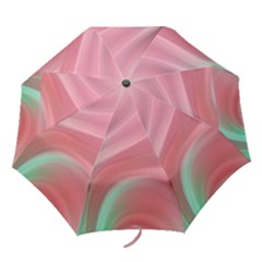 Gradient Pink Green Folding Umbrellas by ConteMonfrey