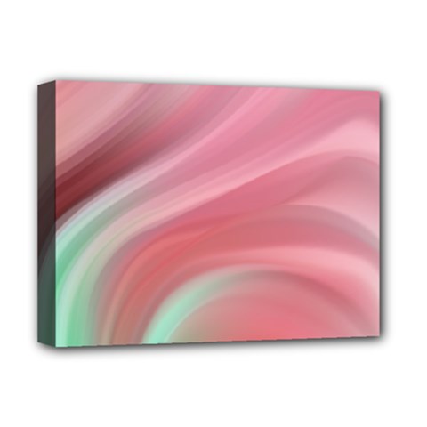 Gradient Pink Green Deluxe Canvas 16  X 12  (stretched)  by ConteMonfrey