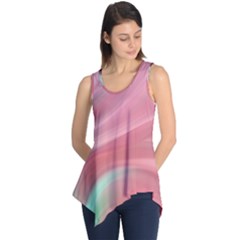 Gradient Pink Green Sleeveless Tunic by ConteMonfrey