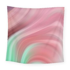 Gradient Pink Green Square Tapestry (large) by ConteMonfrey