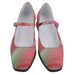 Gradient Pink Green Women s Mary Jane Shoes by ConteMonfrey