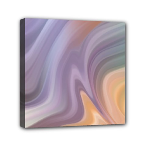 Gradient Purple Orange Mini Canvas 6  X 6  (stretched) by ConteMonfrey