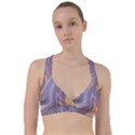 Gradient purple orange Sweetheart Sports Bra View1