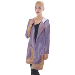 Gradient Purple Orange Hooded Pocket Cardigan by ConteMonfrey