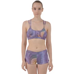 Gradient Purple Orange Perfect Fit Gym Set by ConteMonfrey