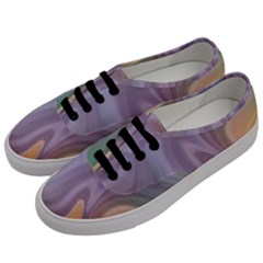 Gradient Purple Orange Men s Classic Low Top Sneakers by ConteMonfrey