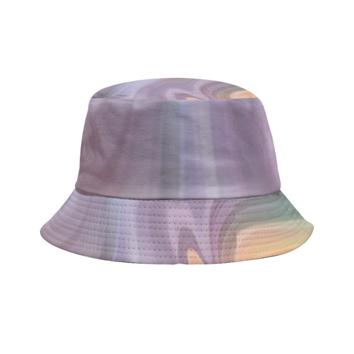 Gradient purple orange Inside Out Bucket Hat