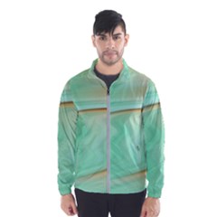 Gradient Green Orange Men s Windbreaker by ConteMonfrey