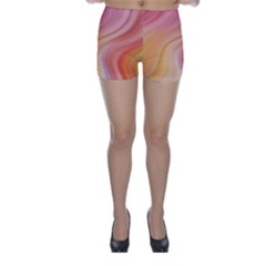 Gradient Pink Yellow Skinny Shorts by ConteMonfrey