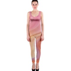 Gradient Pink Yellow One Piece Catsuit by ConteMonfrey