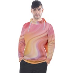 Gradient Pink Yellow Men s Pullover Hoodie by ConteMonfrey