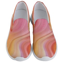 Gradient Pink Yellow Men s Lightweight Slip Ons by ConteMonfrey