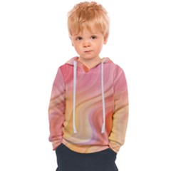 Gradient Pink Yellow Kids  Overhead Hoodie by ConteMonfrey