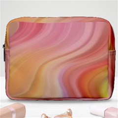 Gradient Pink Yellow Make Up Pouch (large) by ConteMonfrey