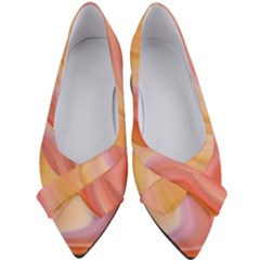 Gradient Pink Yellow Women s Bow Heels by ConteMonfrey