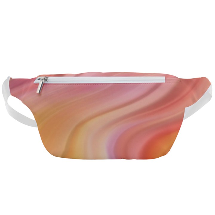 Gradient pink yellow Waist Bag 