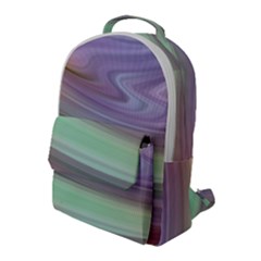 Gradient Blue Green Flap Pocket Backpack (large) by ConteMonfrey