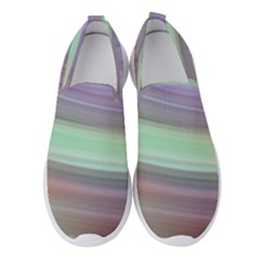 Gradient Blue Green Women s Slip On Sneakers by ConteMonfrey