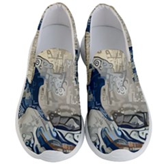 Wave Sea Ocean Splash Water Surf Foam Movement Men s Lightweight Slip Ons by Wegoenart