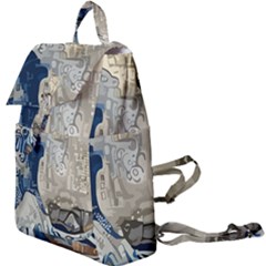 Wave Sea Ocean Splash Water Surf Foam Movement Buckle Everyday Backpack by Wegoenart