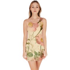 Flowers Petals Stem Bouquet Flora Floral Bloom Bodycon Dress by Wegoenart