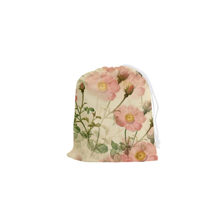 Flowers Petals Stem Bouquet Flora Floral Bloom Drawstring Pouch (XS)