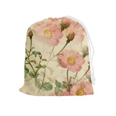 Flowers Petals Stem Bouquet Flora Floral Bloom Drawstring Pouch (xl) by Wegoenart