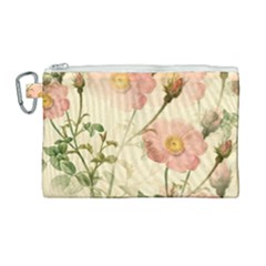 Flowers Petals Stem Bouquet Flora Floral Bloom Canvas Cosmetic Bag (large) by Wegoenart