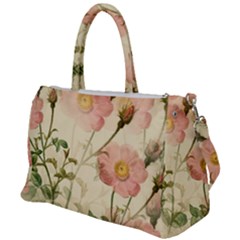 Flowers Petals Stem Bouquet Flora Floral Bloom Duffel Travel Bag by Wegoenart