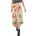 Flowers Petals Stem Bouquet Flora Floral Bloom Velour Split Maxi Skirt View1