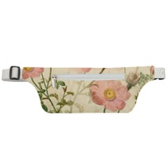 Flowers Petals Stem Bouquet Flora Floral Bloom Active Waist Bag by Wegoenart