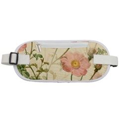 Flowers Petals Stem Bouquet Flora Floral Bloom Rounded Waist Pouch by Wegoenart