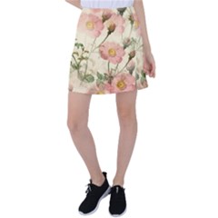 Flowers Petals Stem Bouquet Flora Floral Bloom Tennis Skirt by Wegoenart