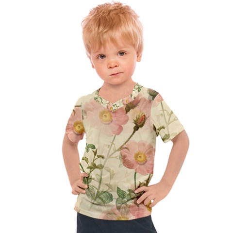 Flowers Petals Stem Bouquet Flora Floral Bloom Kids  Sports Tee by Wegoenart