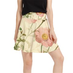 Flowers Petals Stem Bouquet Flora Floral Bloom Waistband Skirt by Wegoenart