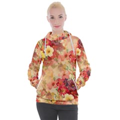 Seamless Pattern Textile Surface Luxury Vintage Women s Hooded Pullover