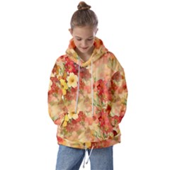 Seamless Pattern Textile Surface Luxury Vintage Kids  Oversized Hoodie